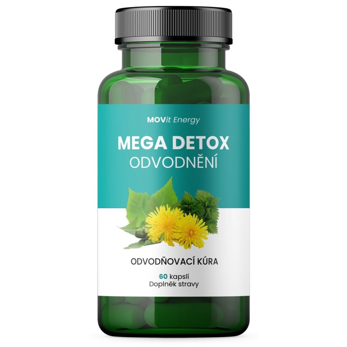 MOVit Energy MOVit Mega Detox Odvodnění, 60 kapslí