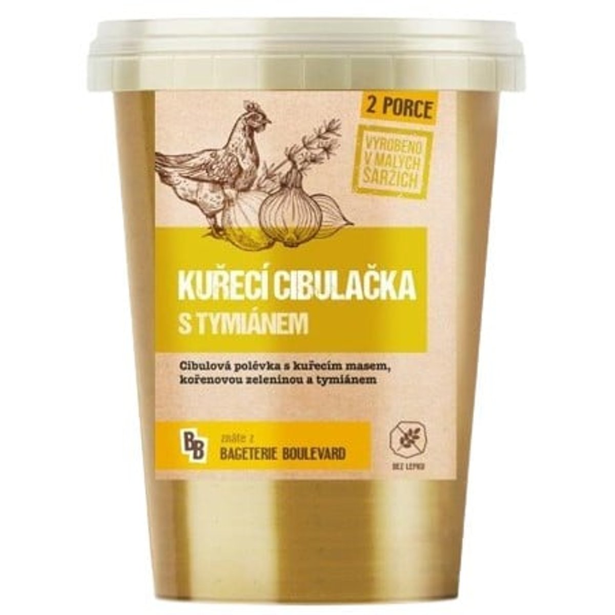 Bageterie Boulevard Kuřecí cibulačka s tymiánem