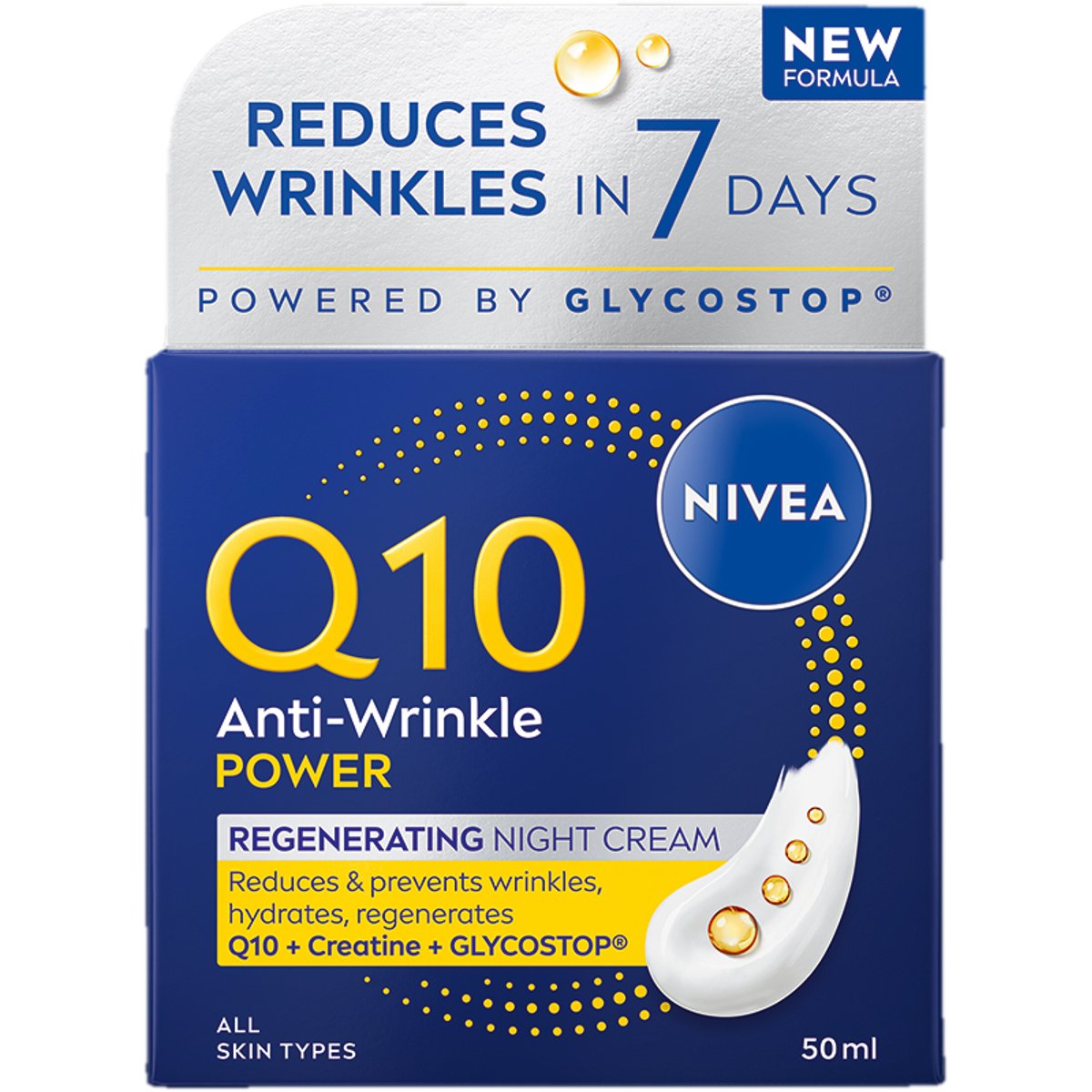 Nivea Q10 Power zpevňující noční krém