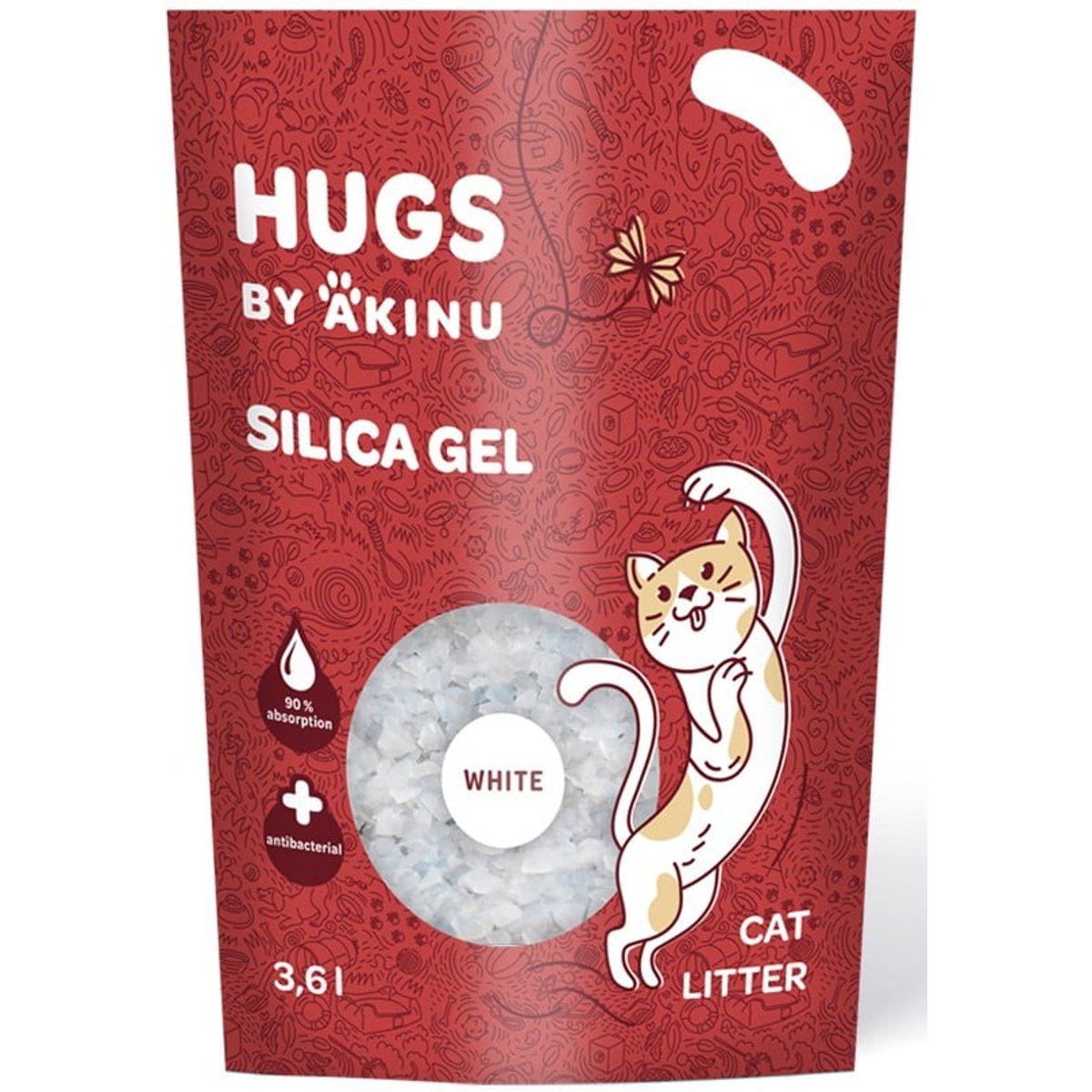 Akinu Happy Cat White podestýlka pro kočky