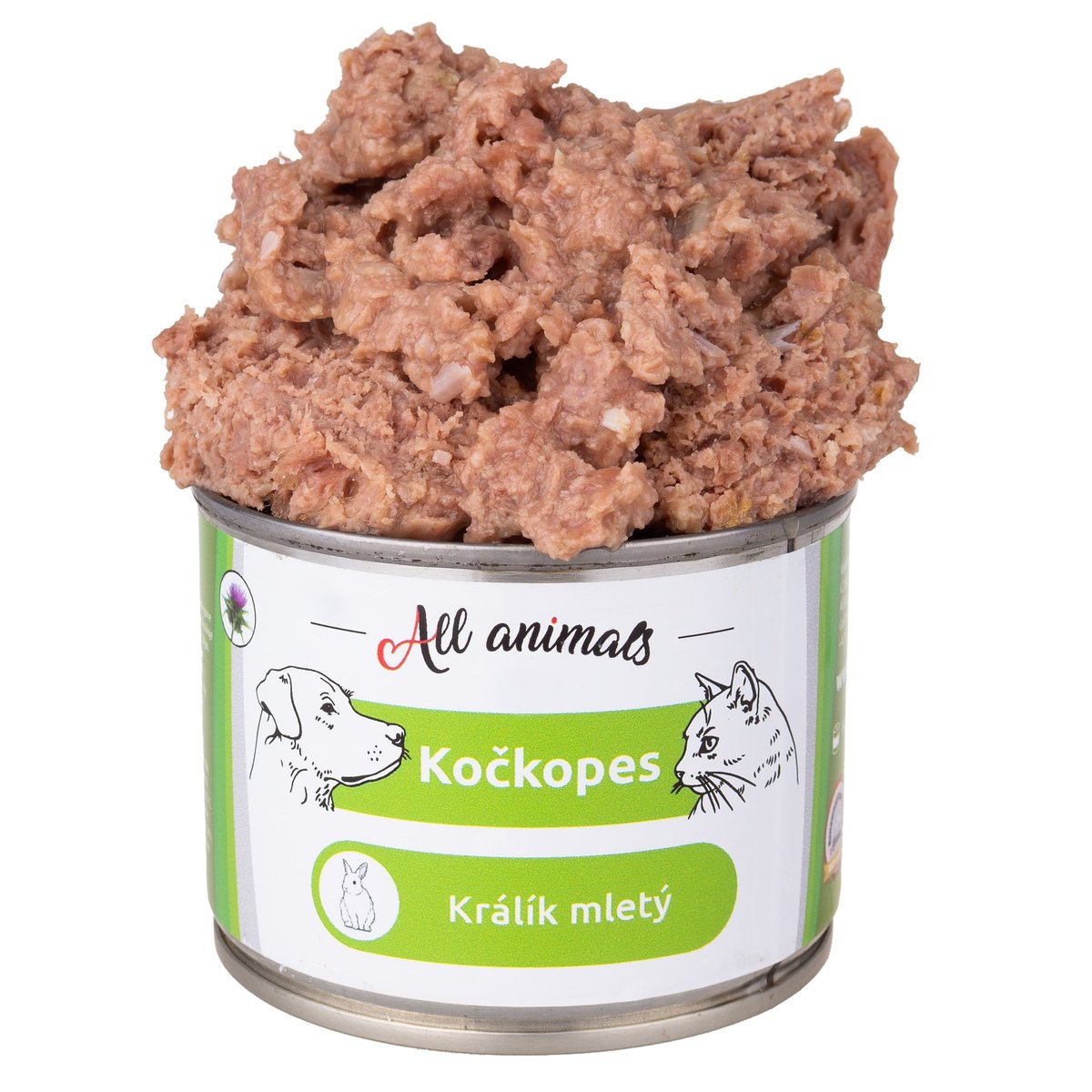 All Animals Mletý králík konzerva pro psy