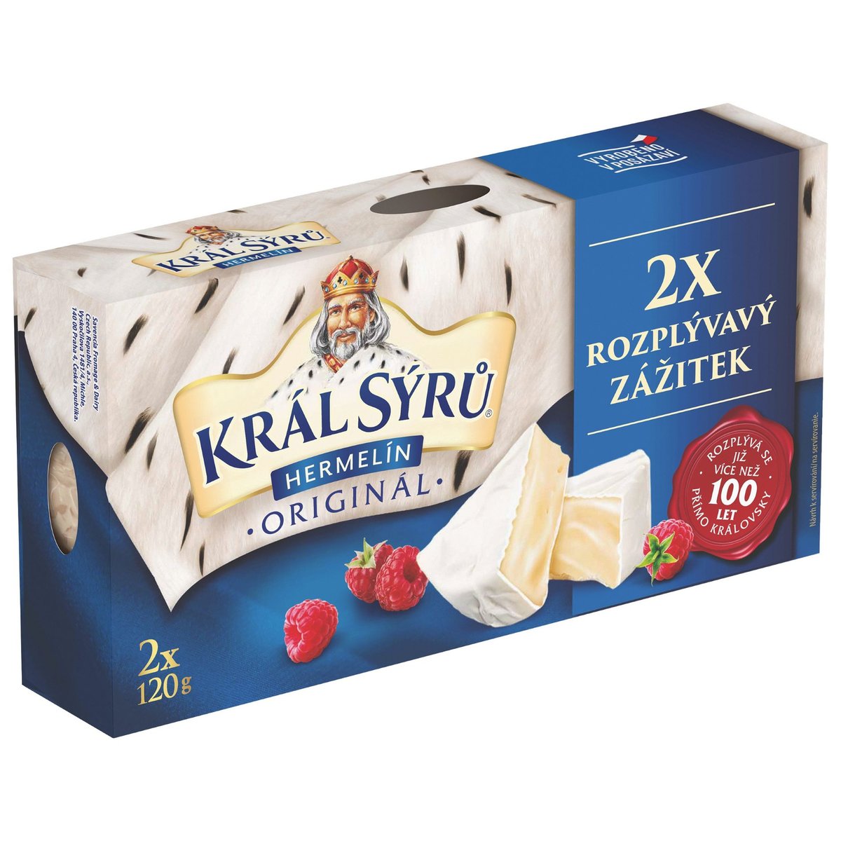 Král sýrů Duopack (2×120 g)