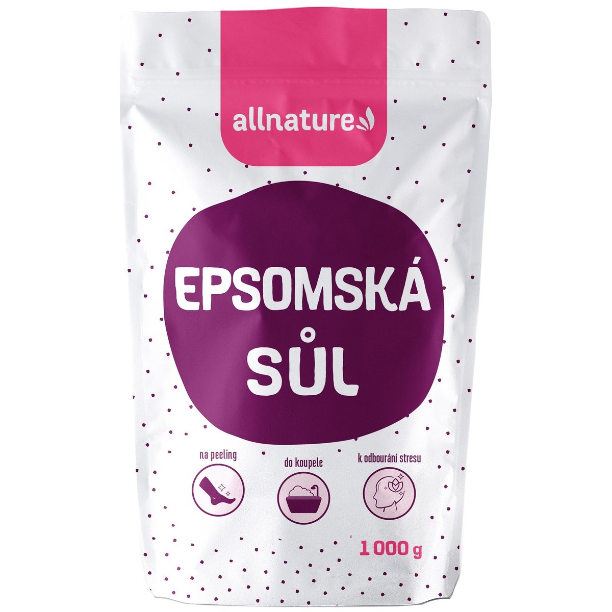 Allnature Epsomská sůl, 1000 g