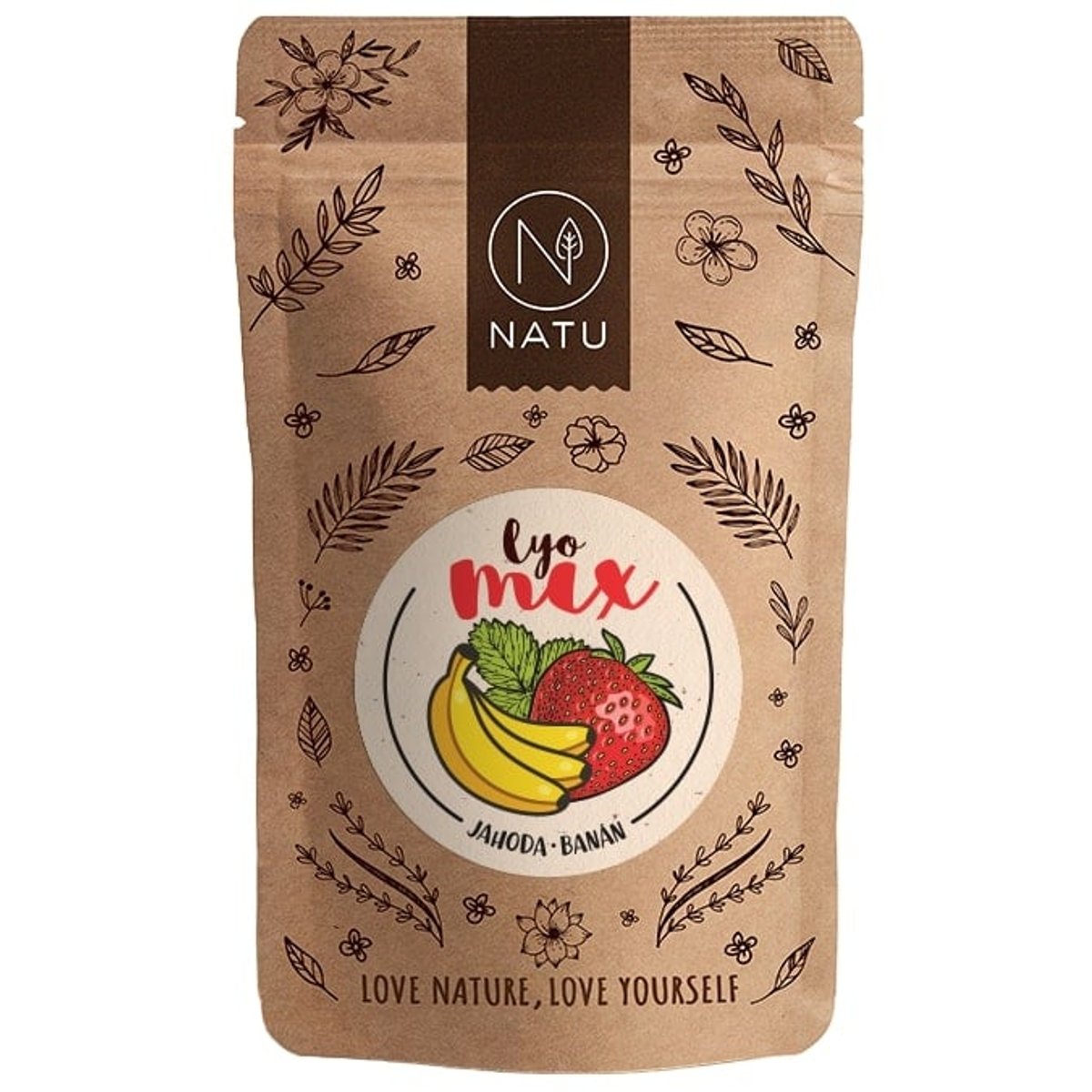 Natu Lyo mix jahoda a banán