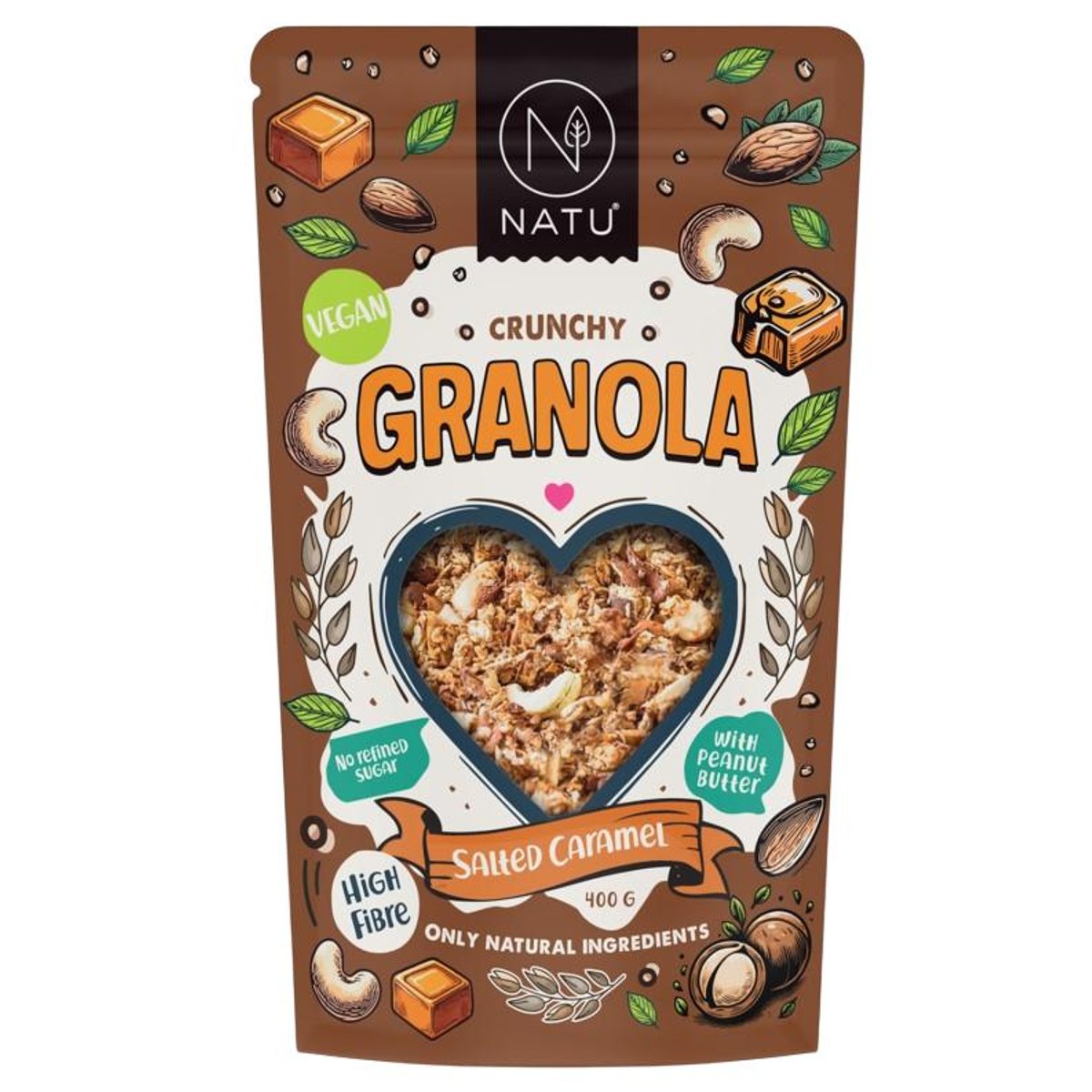 Natu Granola Slaný karamel