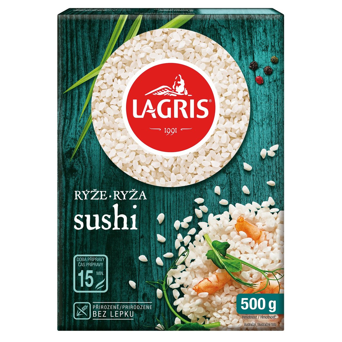 Lagris Rýže kulatozrnná loupaná Sushi