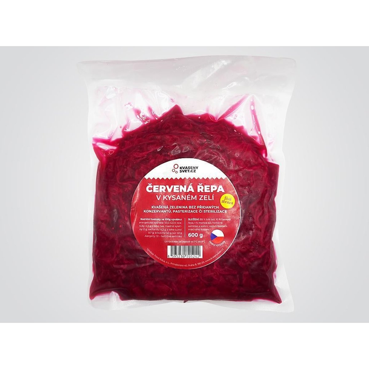 Fond Sidus Červená řepa v kysaném zelí, balení