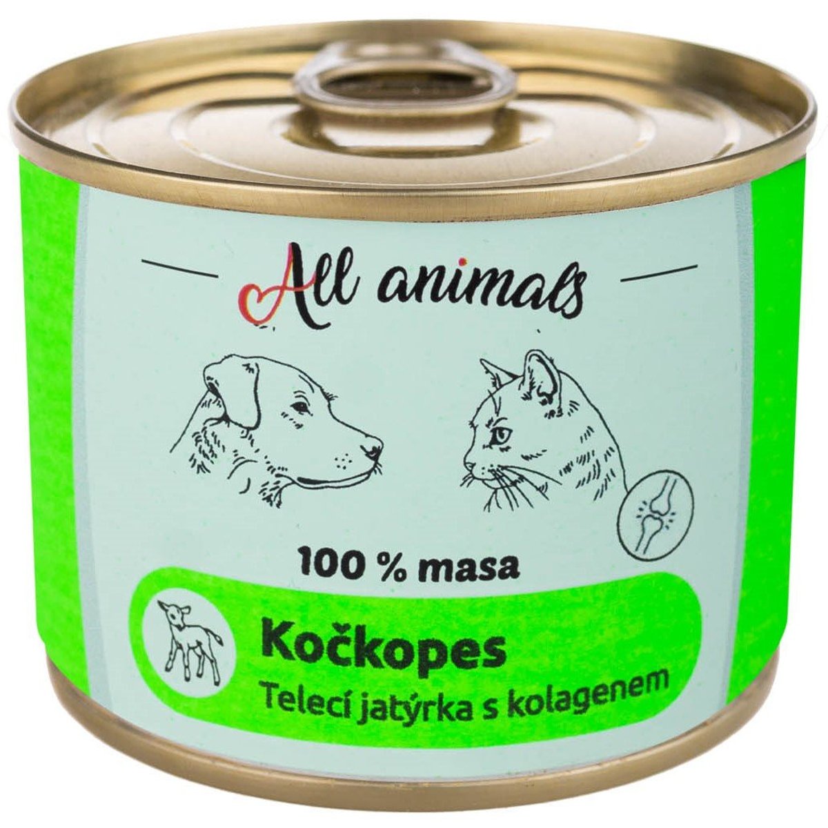 All Animals Telecí jatýrka s kolagenem pro psy a kočky