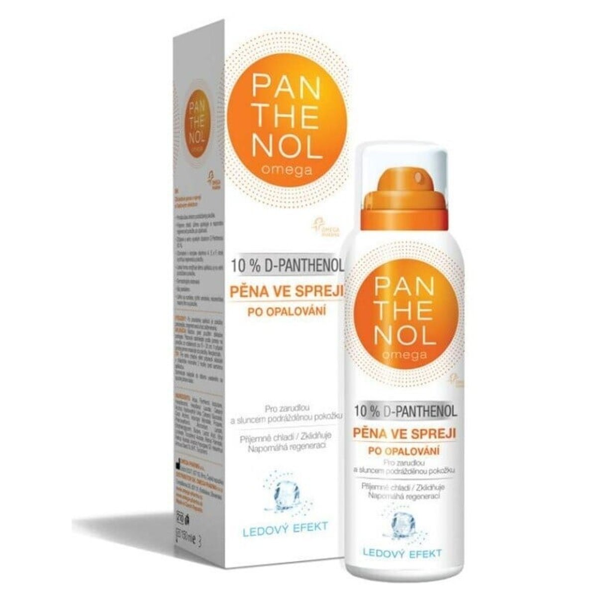 Panthenol Omega chladivá pěna po opalování ve spreji 10% 200ml