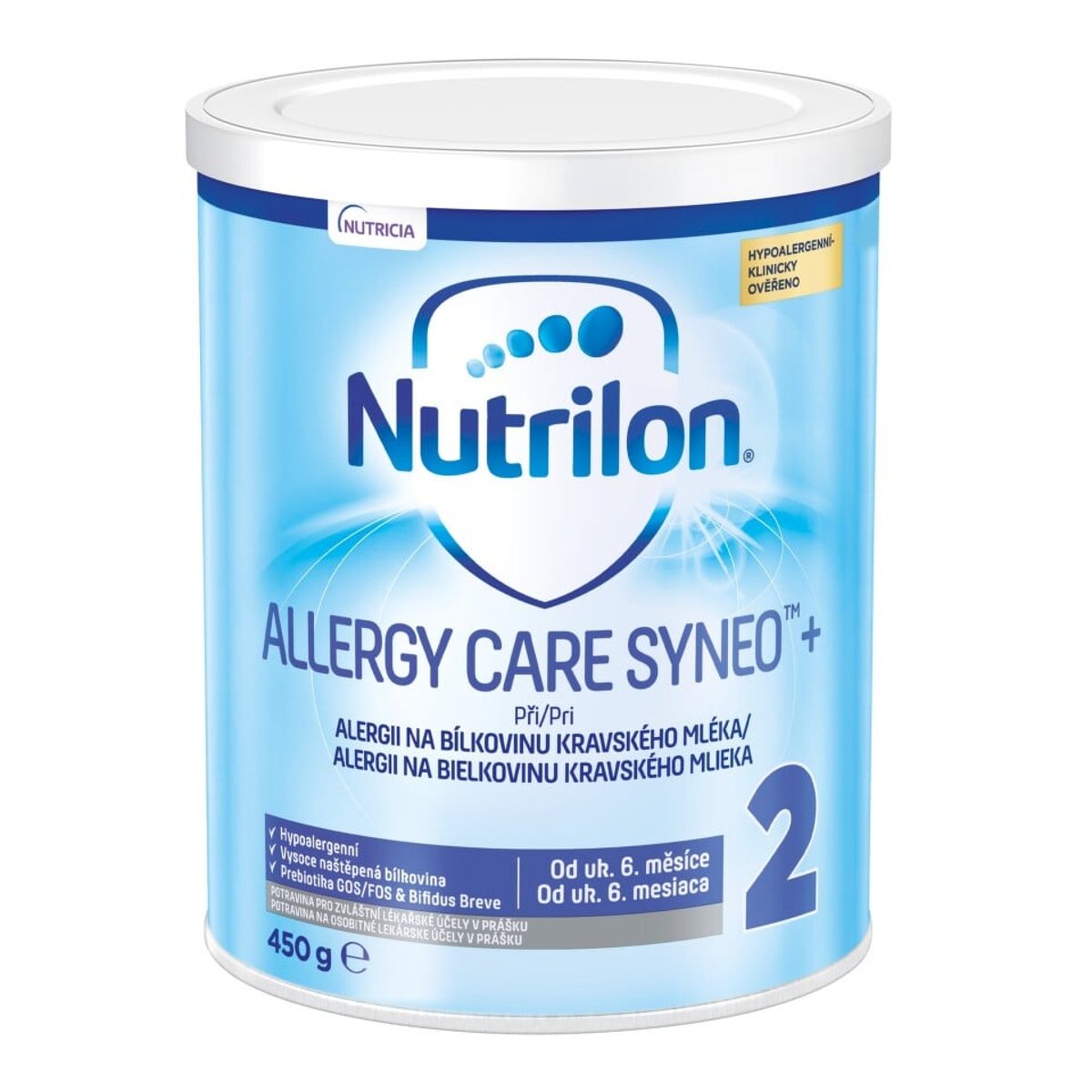NUTRILON 2 ALLERGY CARE SYNEO + Prášek pro perorální roztok 1X450G