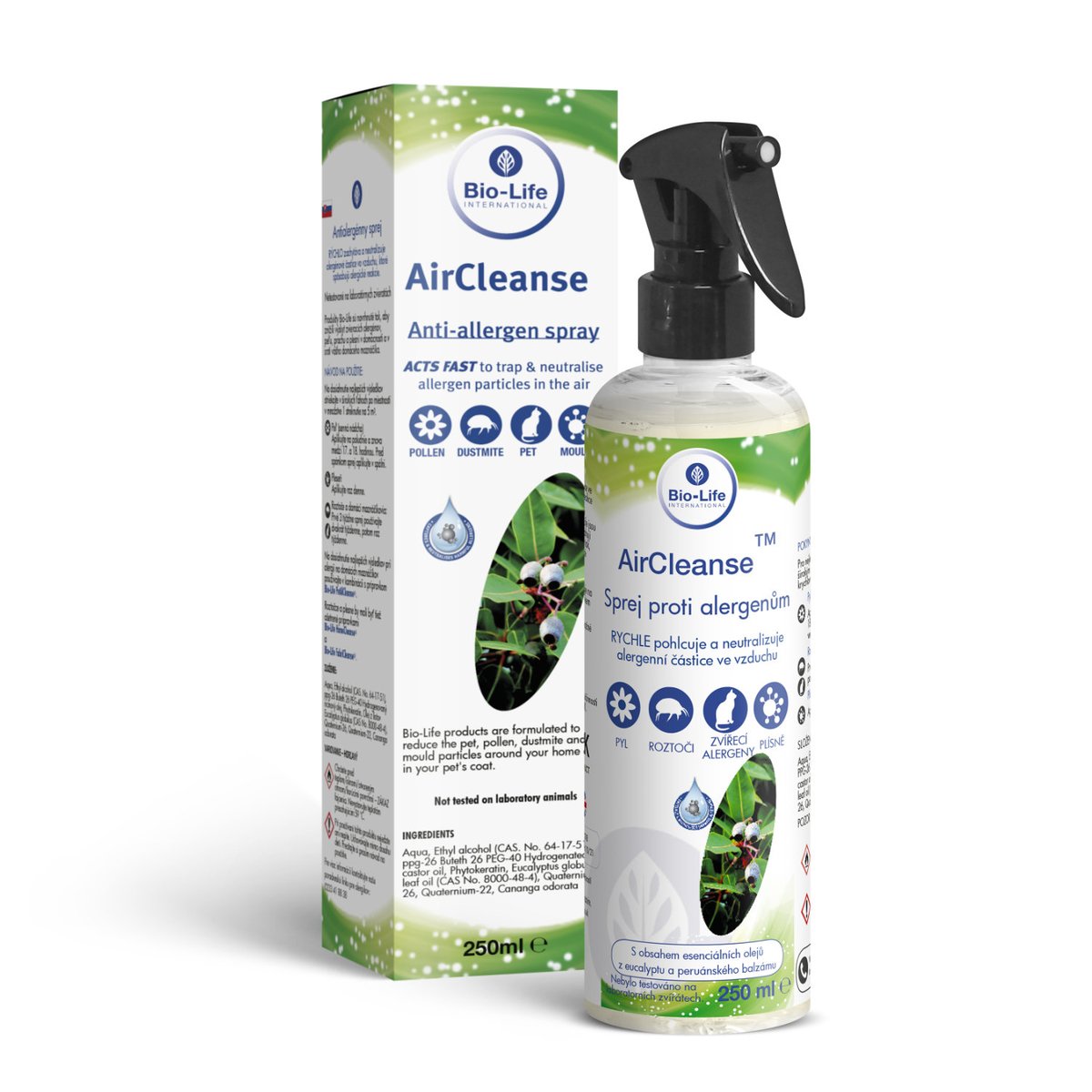 Levně Bio-Life odstranovač alergenů Air Cleanse 250ml