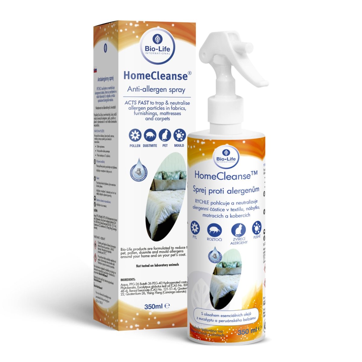 Bio-Life odstranovač alergenů Home Cleanse 350ml