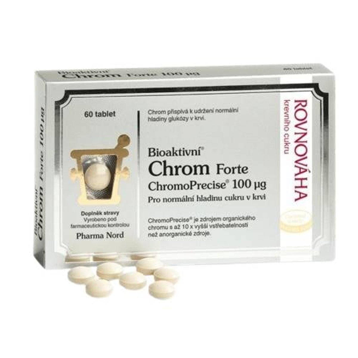 Pharma Nord Bioaktivní Chrom FORTE 100mcg tbl.60