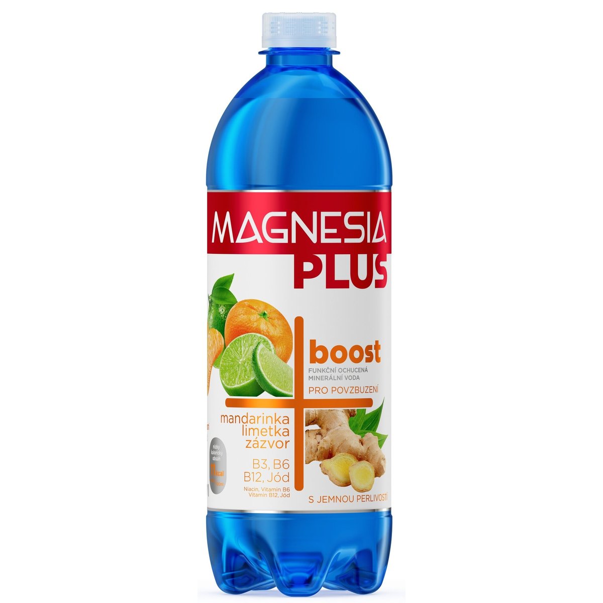 Magnesia Plus Boost mandarinka, limetka, zázvor
