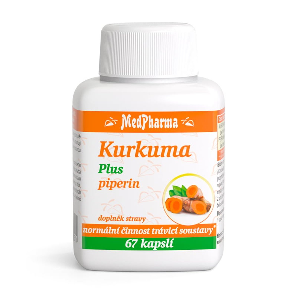 MedPharma Kurkuma Plus piperin cps.67