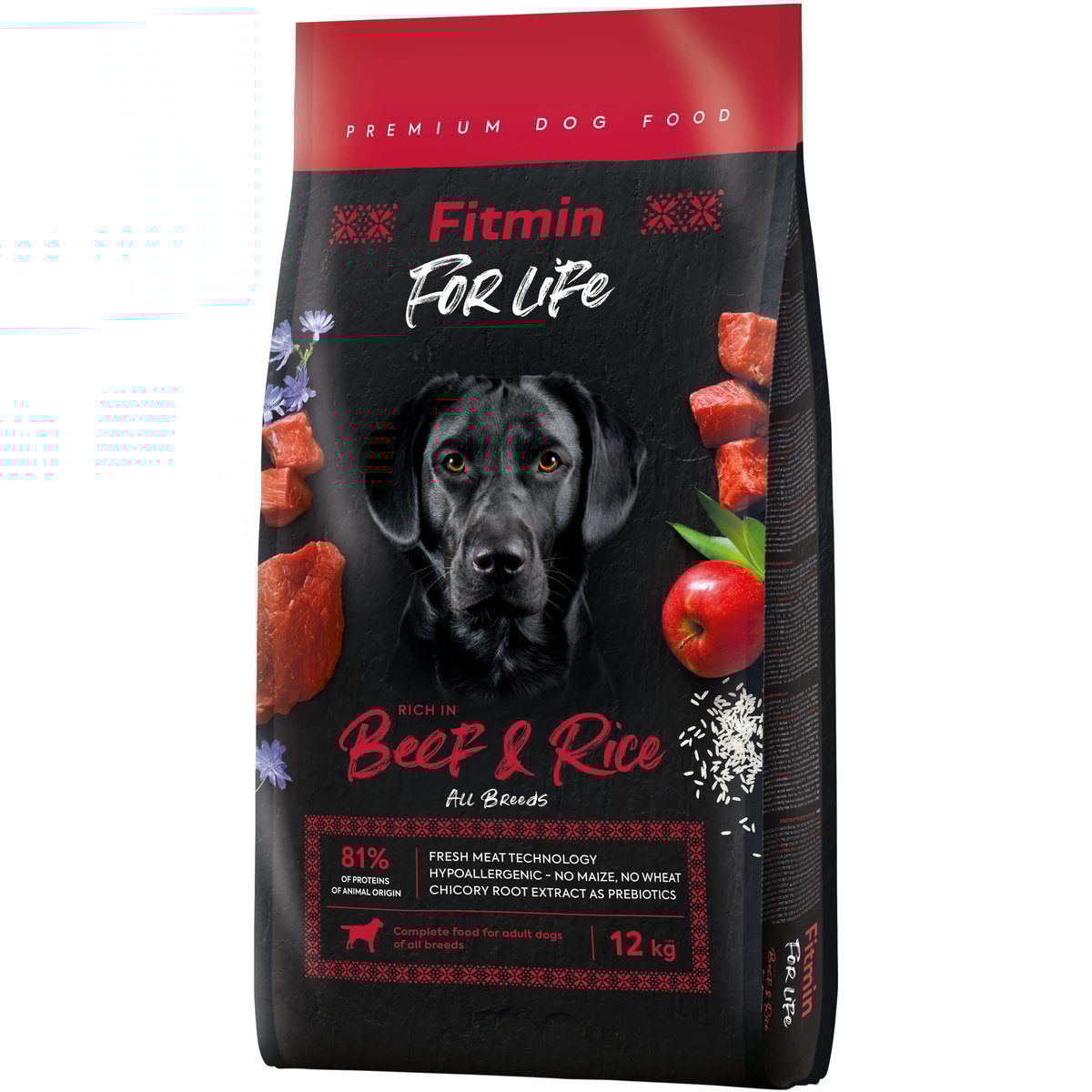 Fitmin For Life Beef & Rice krmivo pro psy