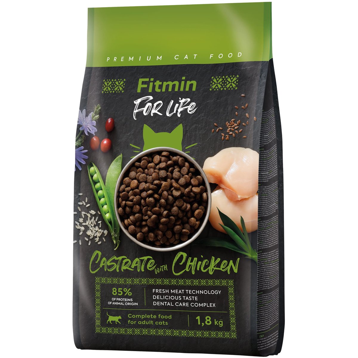 Fitmin cat For Life Castrate Chicken 1,8 kg