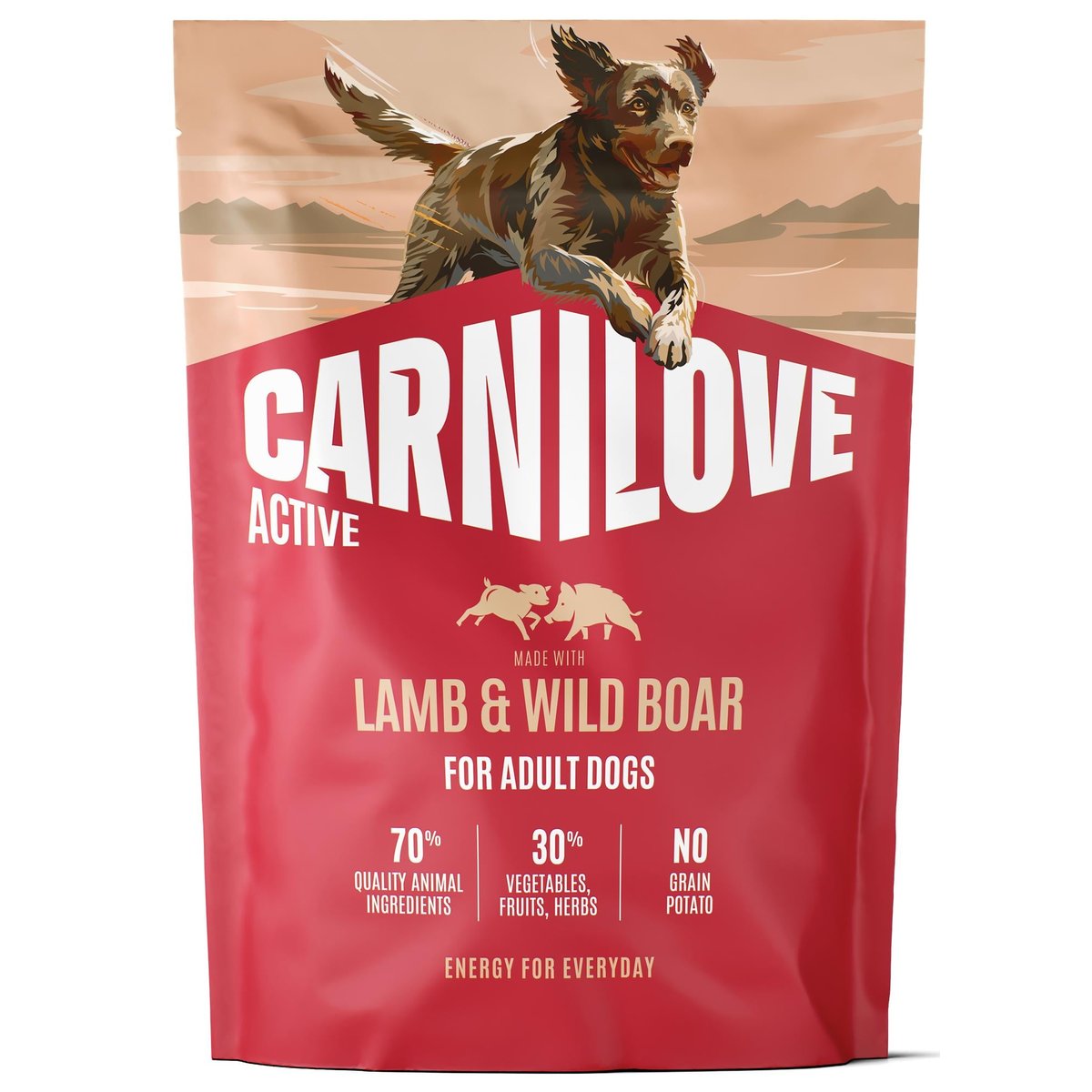 Carnilove Active granule jehněčí a divočák pro psy všech plemen