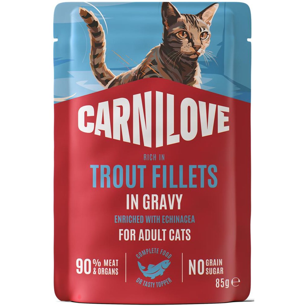 Carnilove Kapsička pro kočky pstruh a echinacea