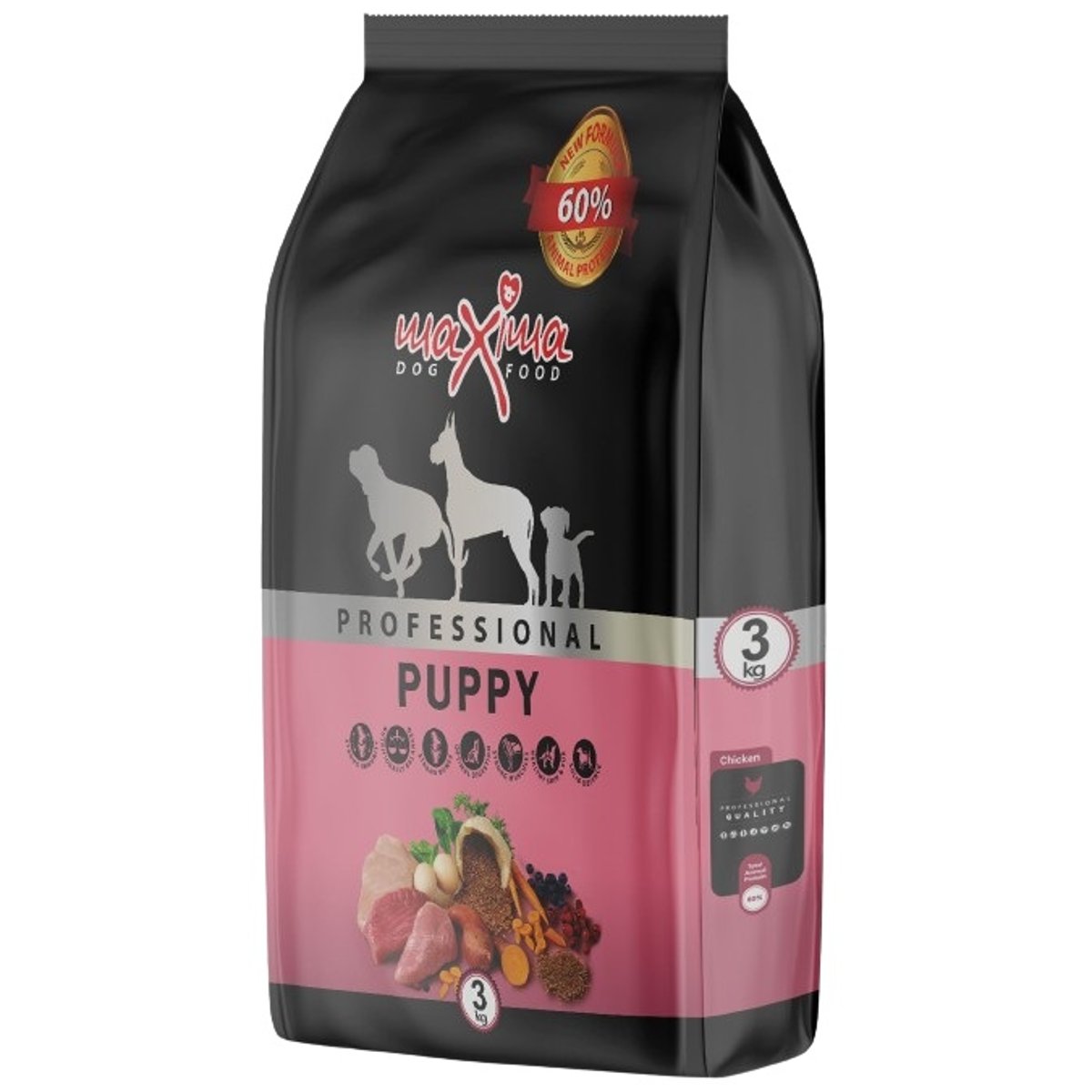 Maxima Dog Food kuřecí krmivo pro štěňata