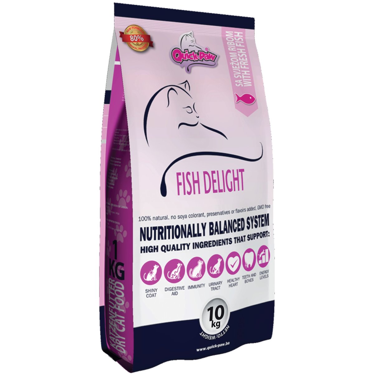 Quick Paw Premium pro kočky – rybí