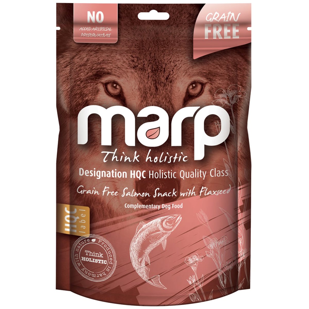 Marp Holistic lososové pamlsky s lněným semínkem pro psy