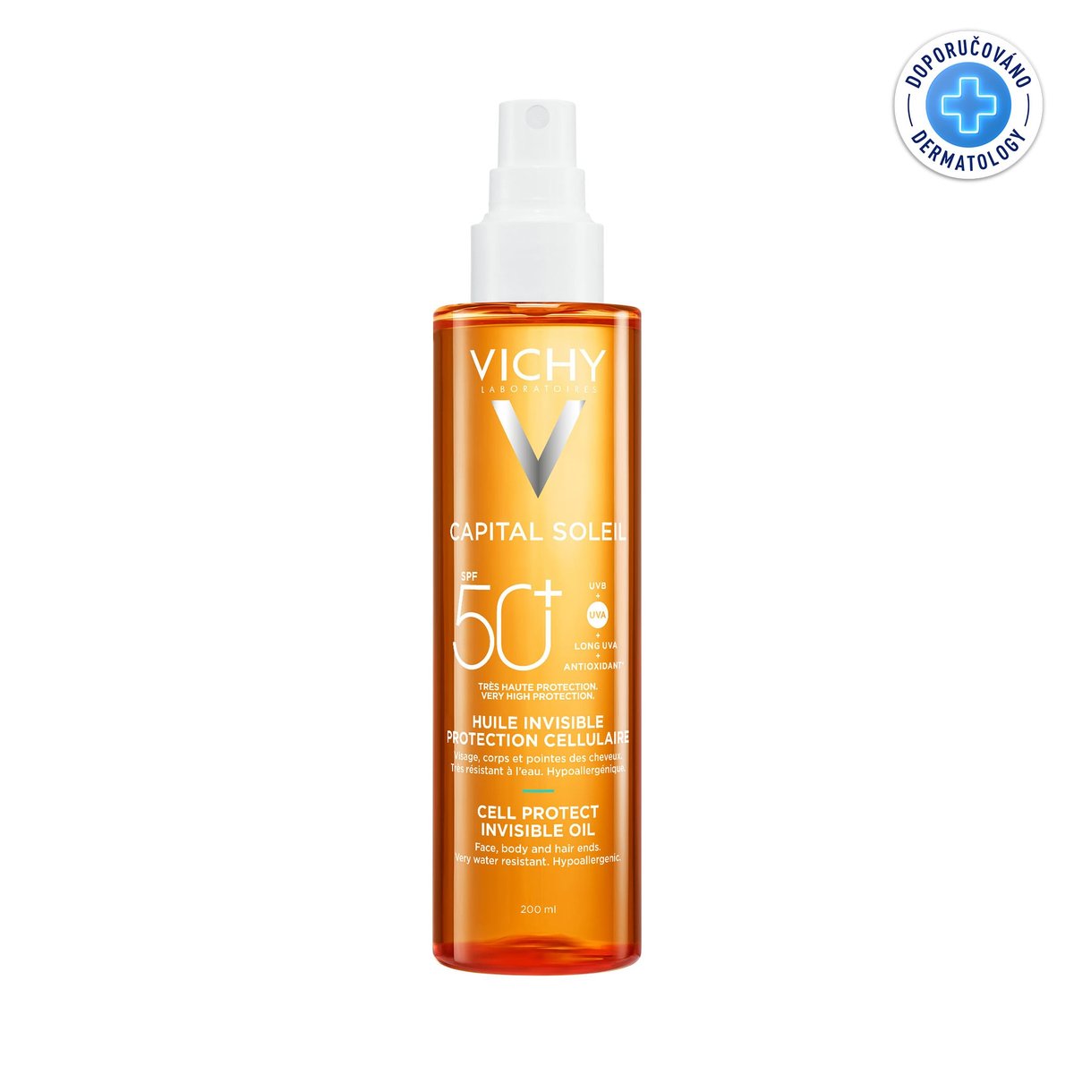 VICHY CAPITAL SOLEIL Neviditelný olej SPF50+ 200ml