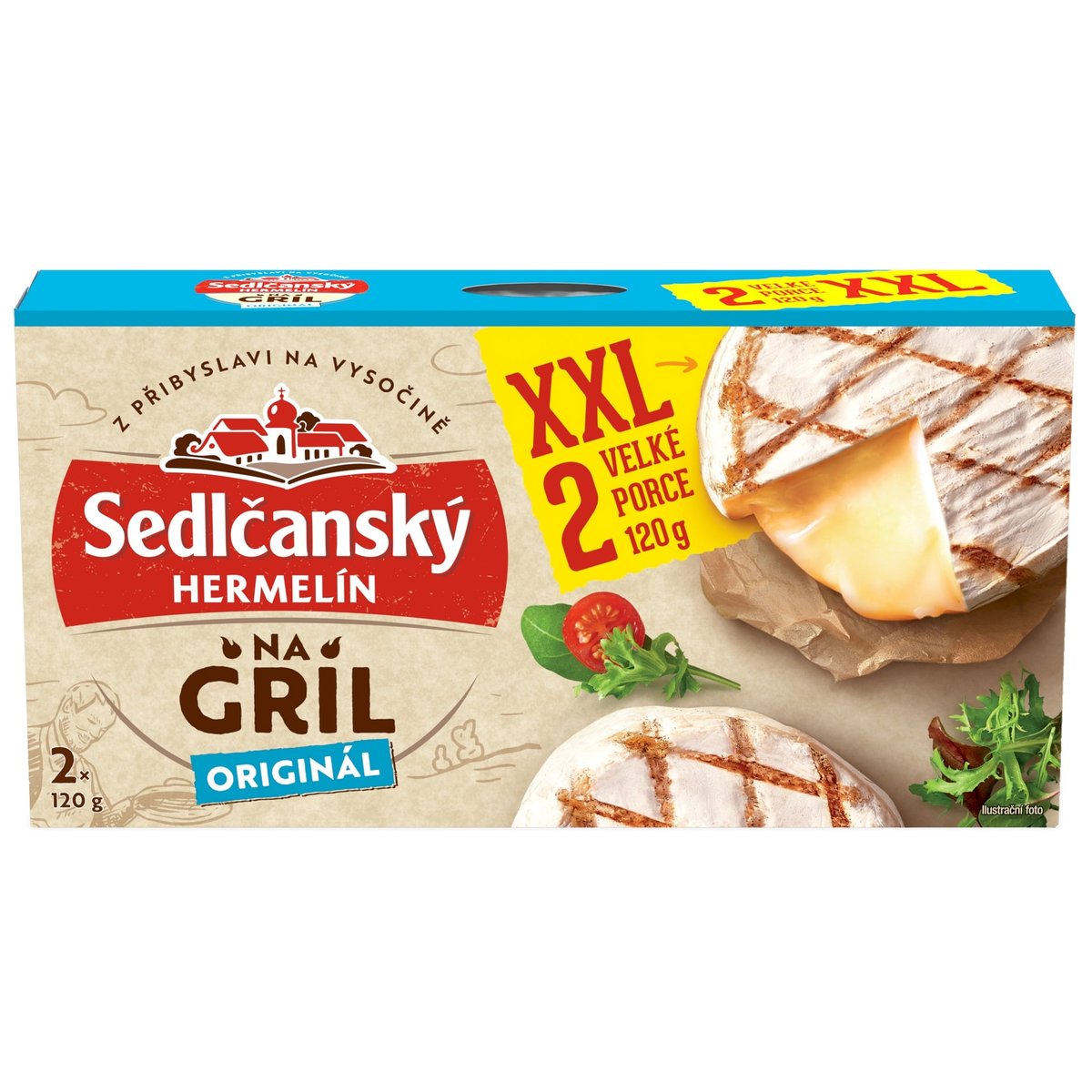 Sedlčanský Hermelín na gril originál XXL