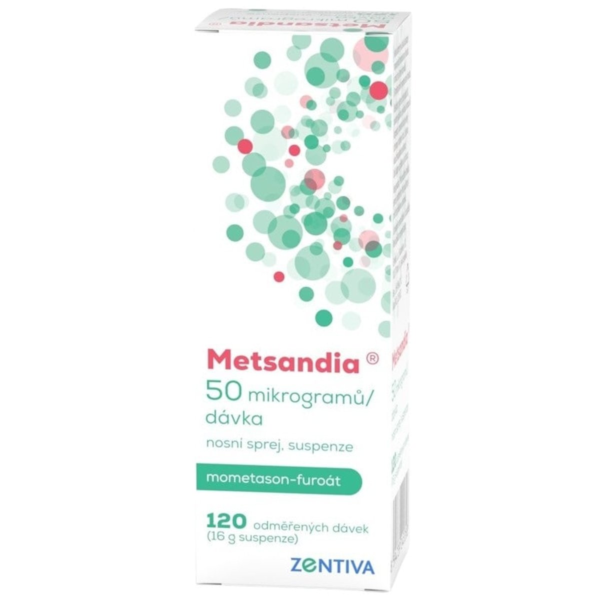 METSANDIA 50MCG/DÁV Nosní sprej, suspenze 120DÁV
