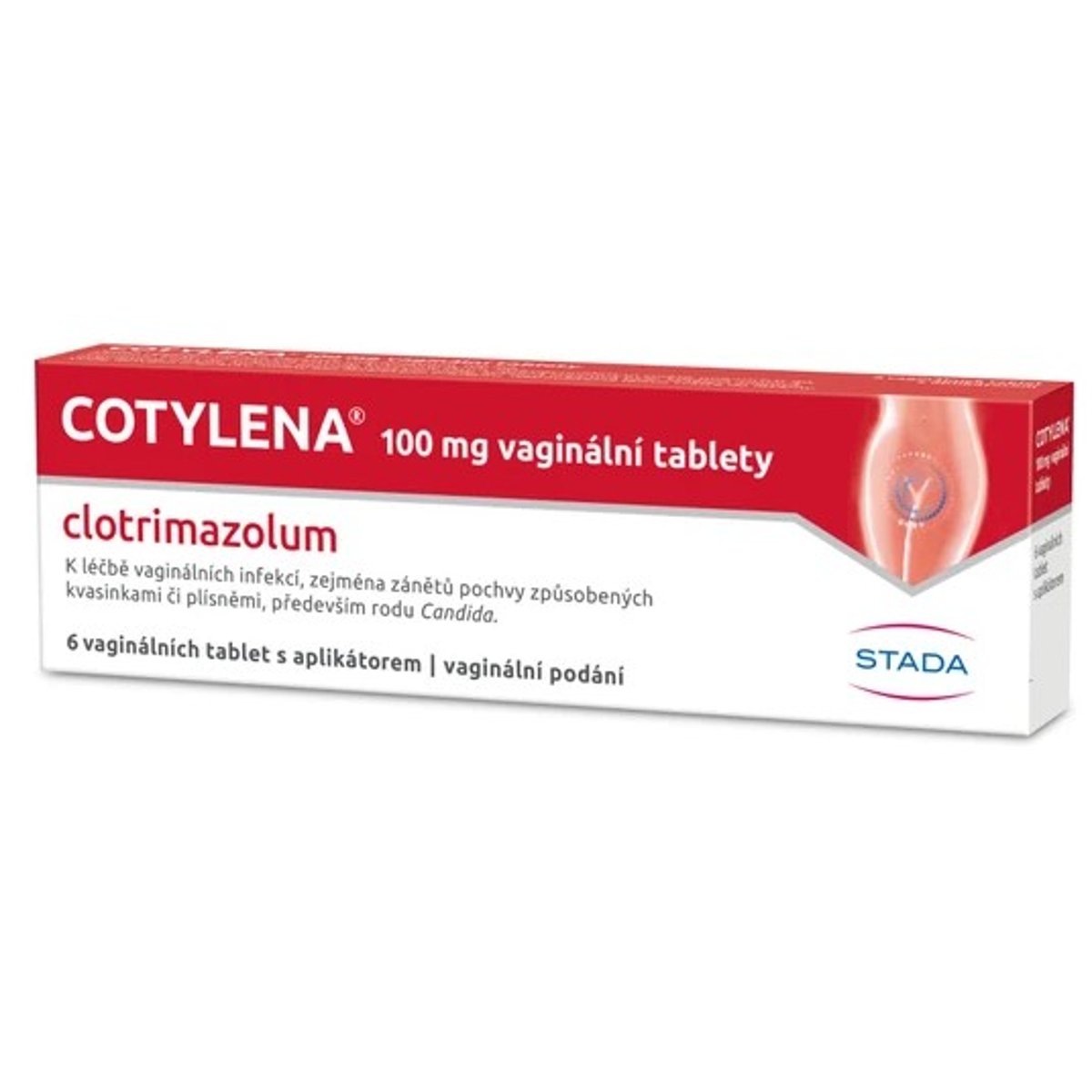 COTYLENA 100MG Vaginální tableta 6