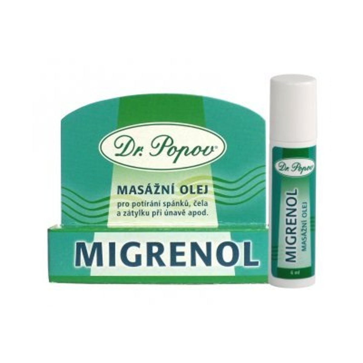 Migrenol, 6 ml - roll-on Dr. Popov