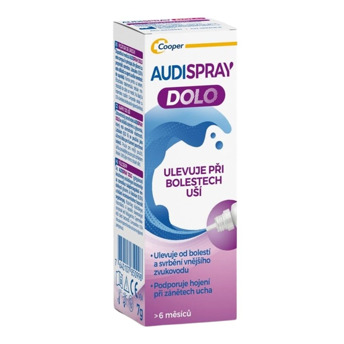 Audispray Dolo ušní kapky 7g