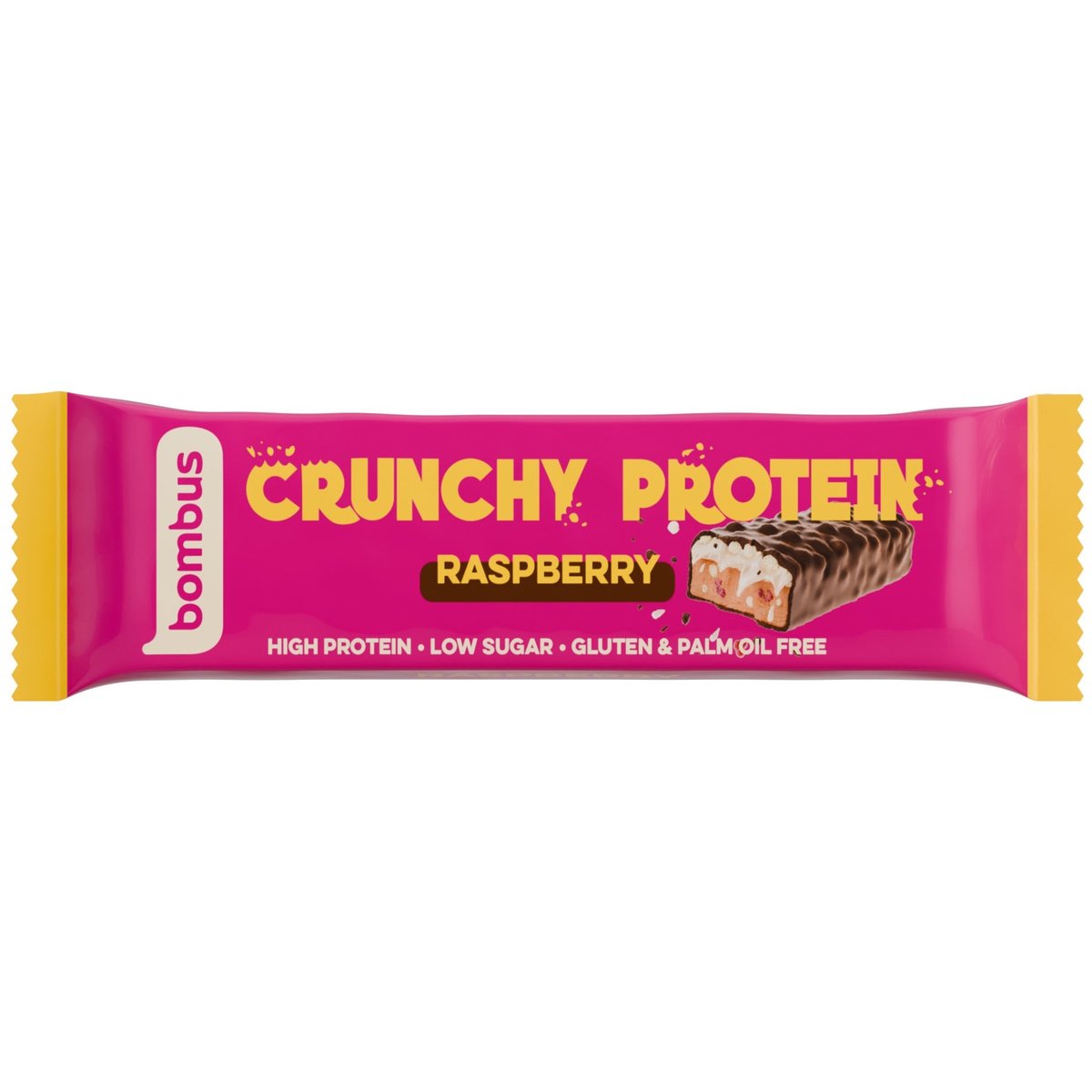 Bombus Crunchy malina, 50 g