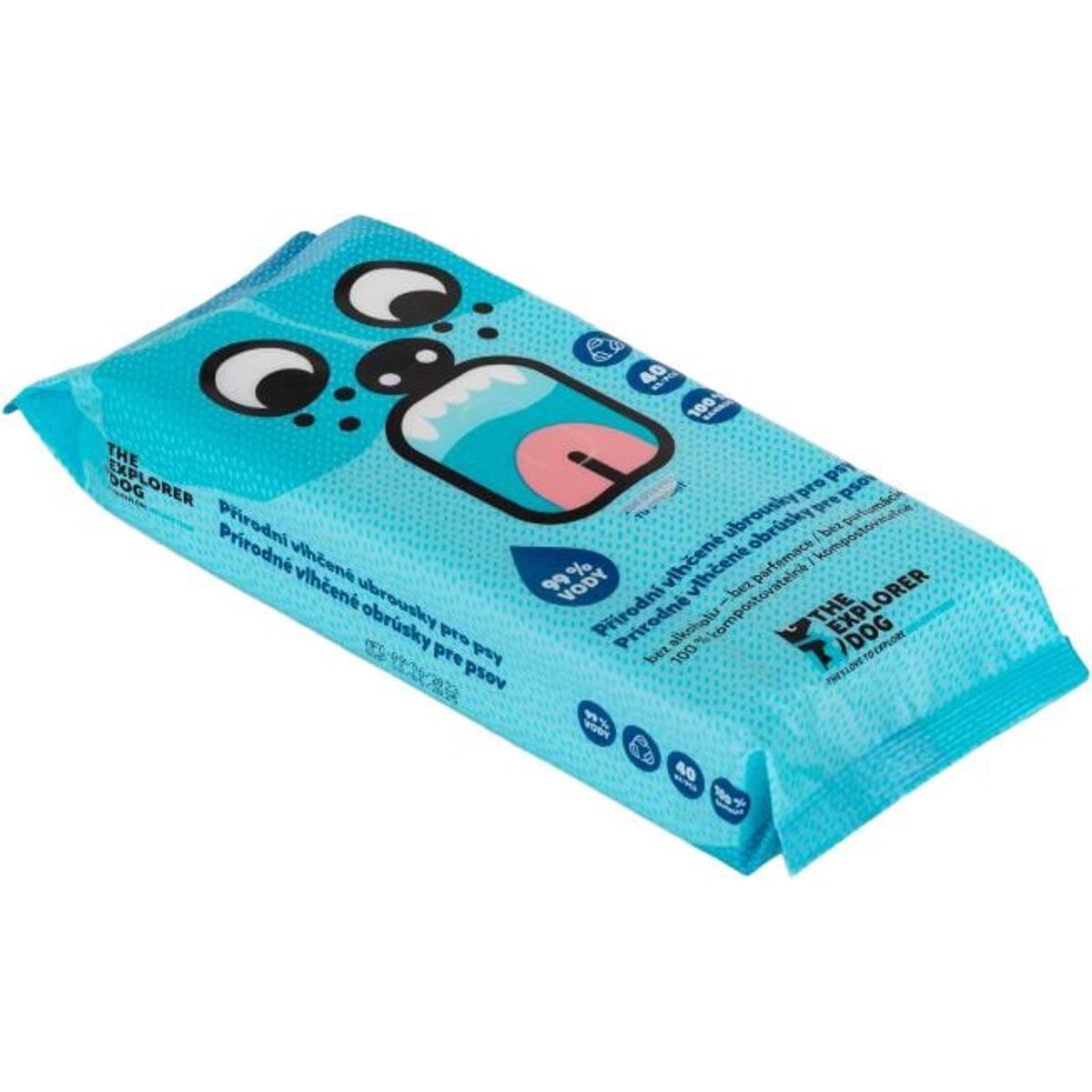 Explorer Dog Přírodní vlhčené ubrousky pro psy