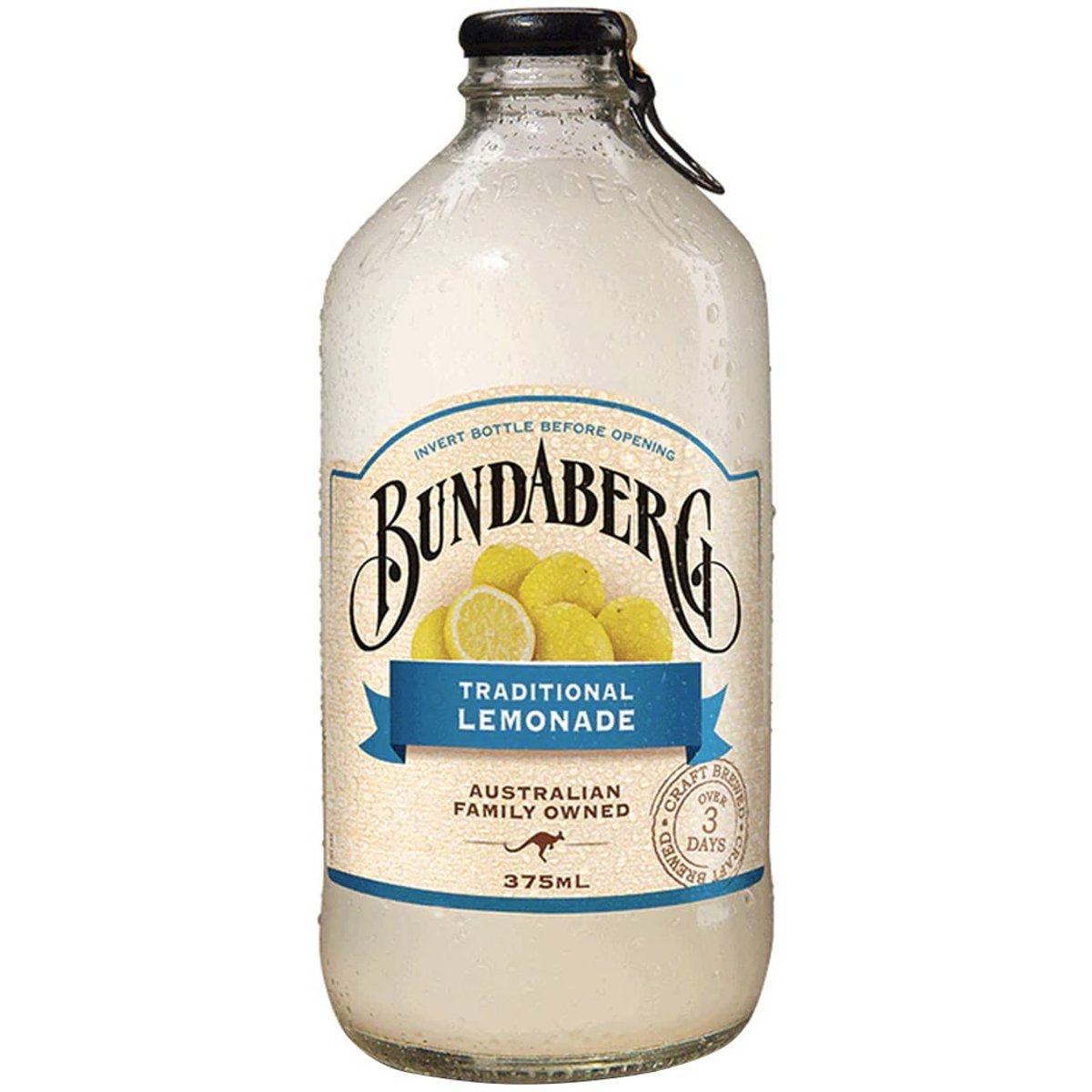 Bundaberg Lemon Brew limonáda sklo
