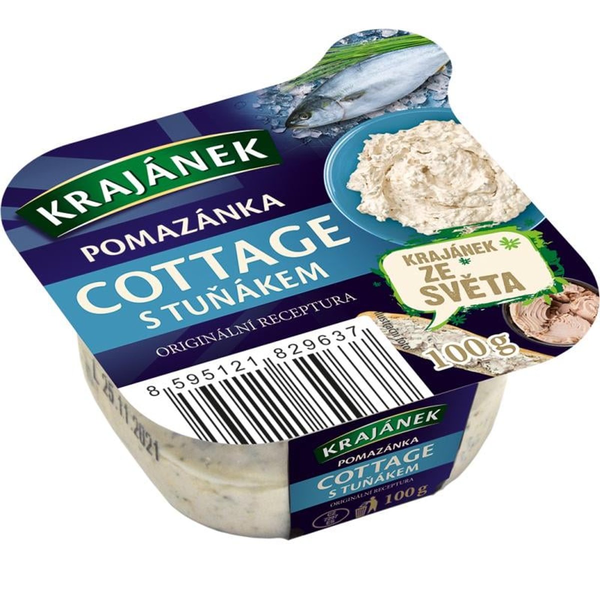 Krajánek Pomazánka cottage s tuňákem