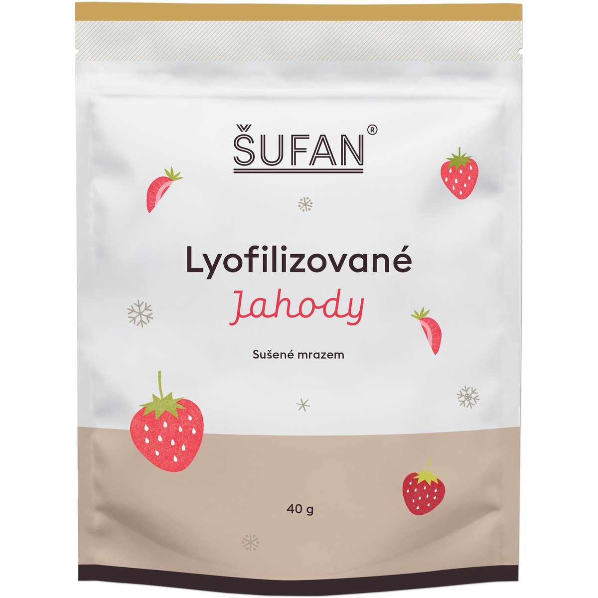 Šufan Jahody lyofilizované