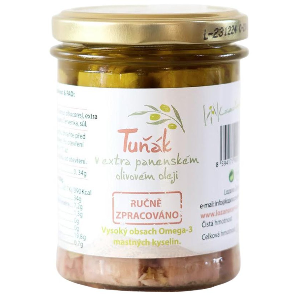 Lozano Červenka Tuňák v extra panenském olivovém oleji