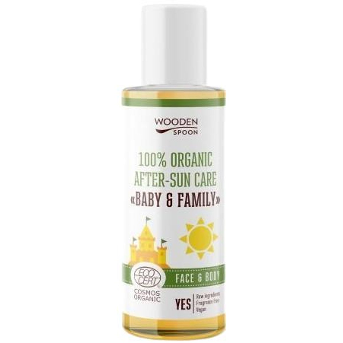 Wooden Spoon Baby & Family dětský organický olej po opalování