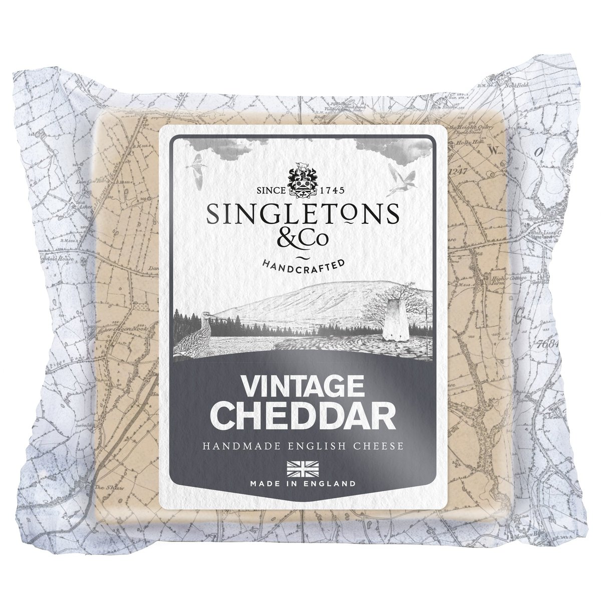 Singletons Vintage bílý čedar bloček