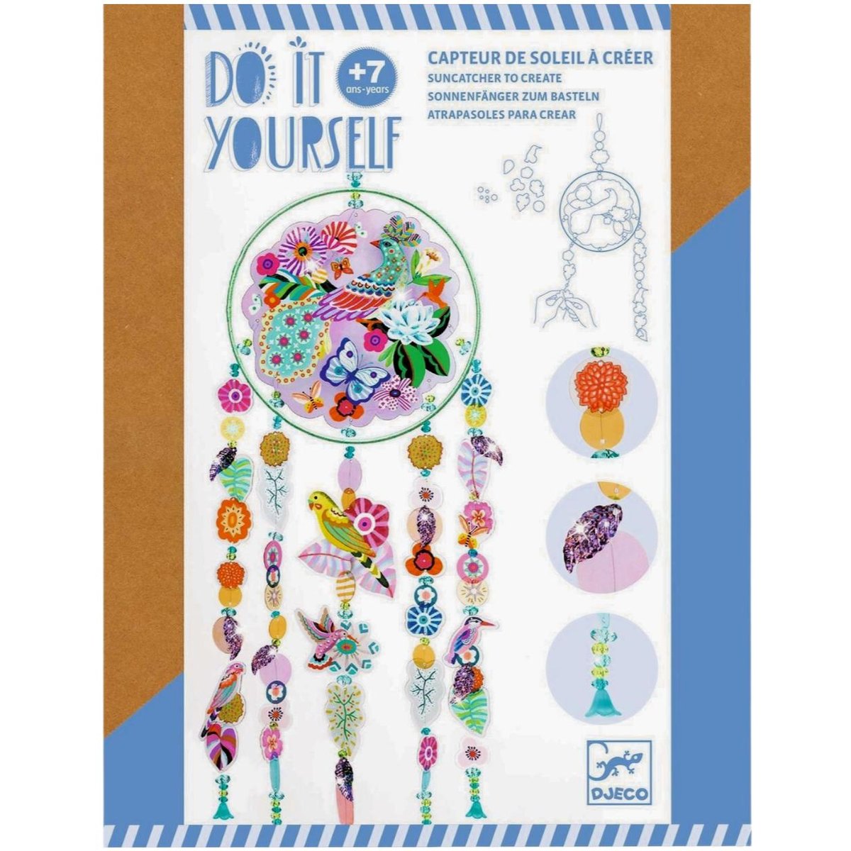 Djeco DIY Sluneční závěs Paradise bird