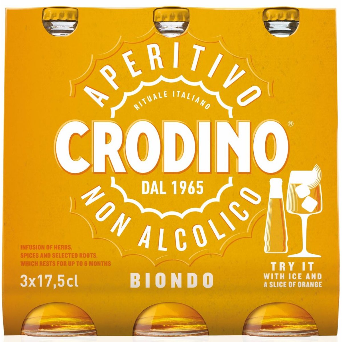 Crodino Aperitivo Bianco 3x 0,175 l