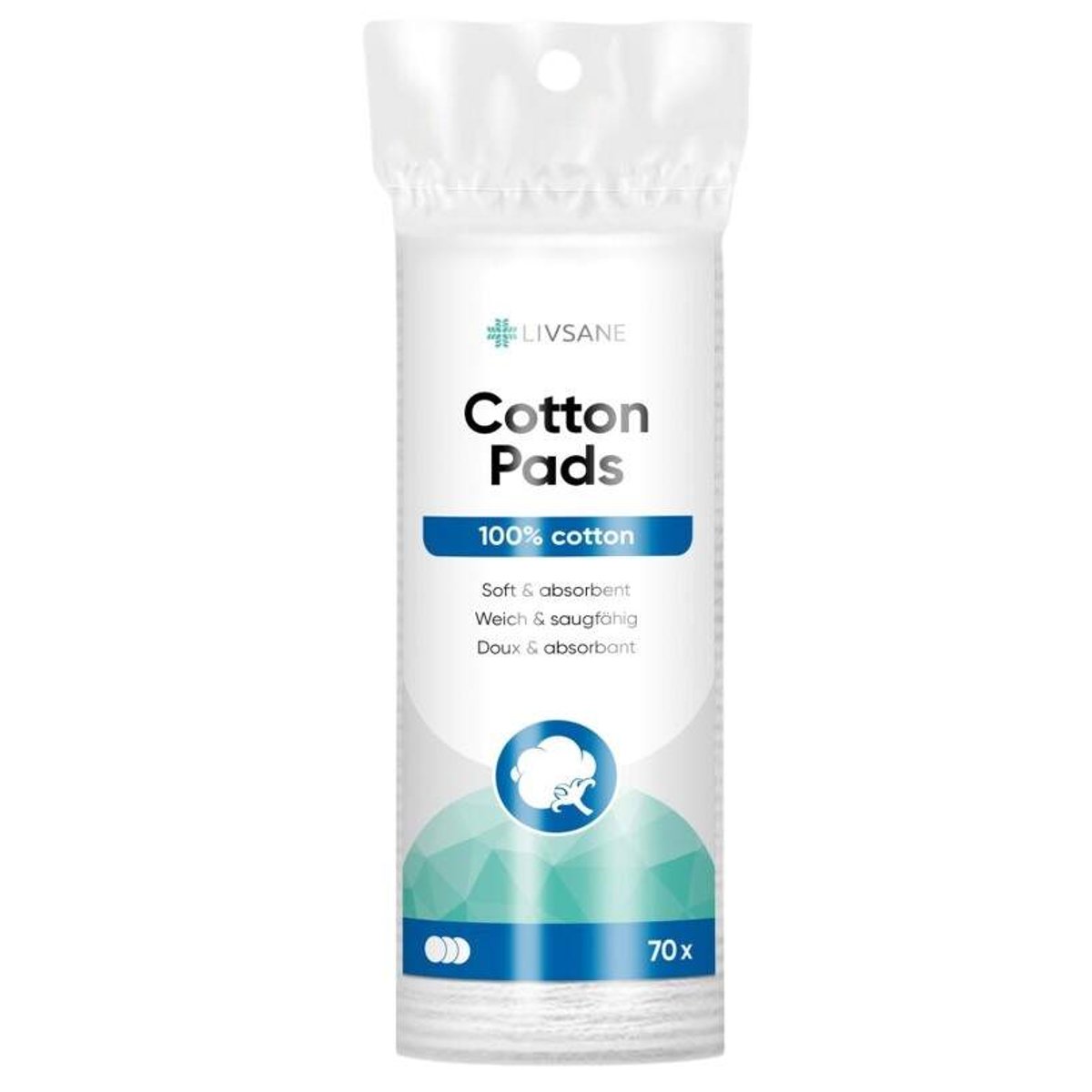 LIVSANE Vatové tampóny 70ks