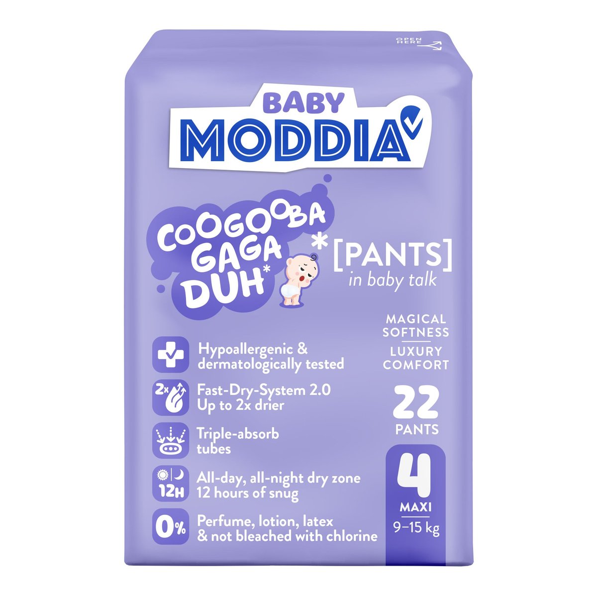 Moddia BABY Plenkové kalhotky 4 Maxi (9–15 kg)