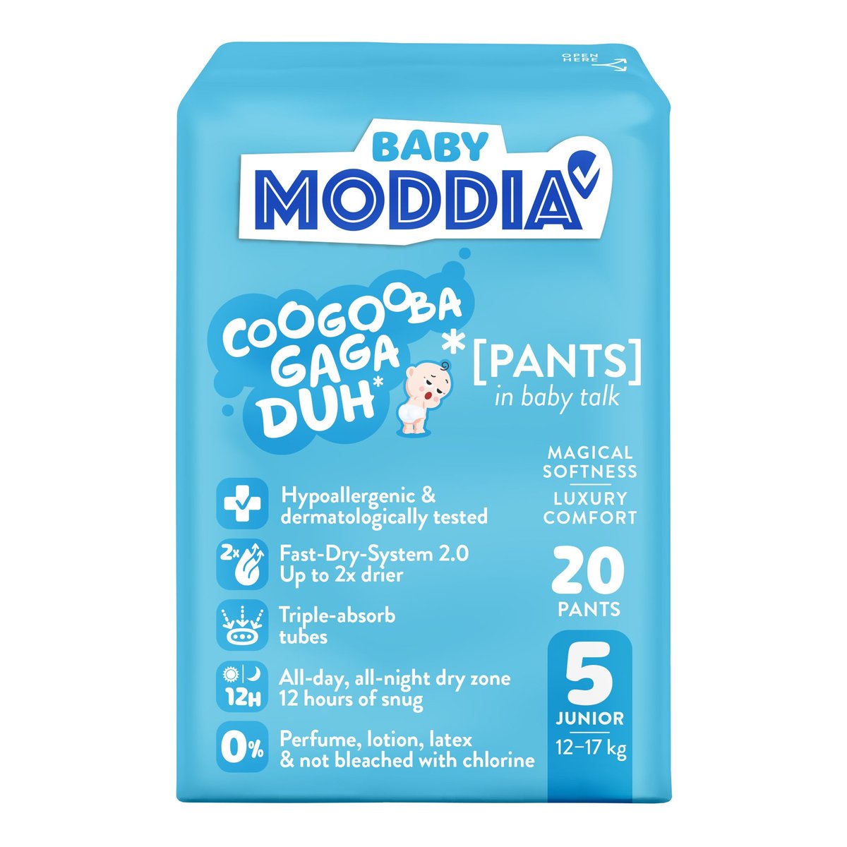 Moddia BABY Plenkové kalhotky 5 Junior (12–17 kg)