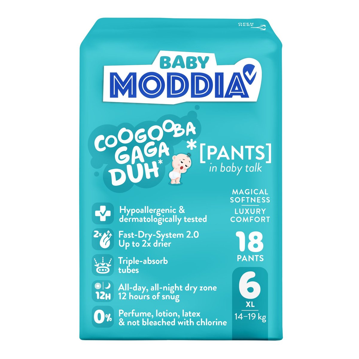 Moddia BABY Plenkové kalhotky 6 XL (14–19 kg)