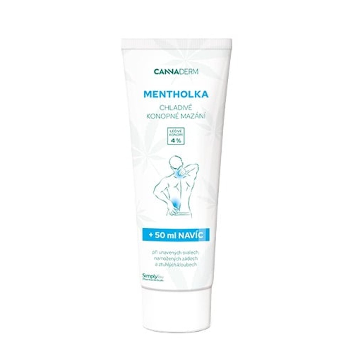 Cannaderm Mentholka chladivé konopné mazání, 250 ml