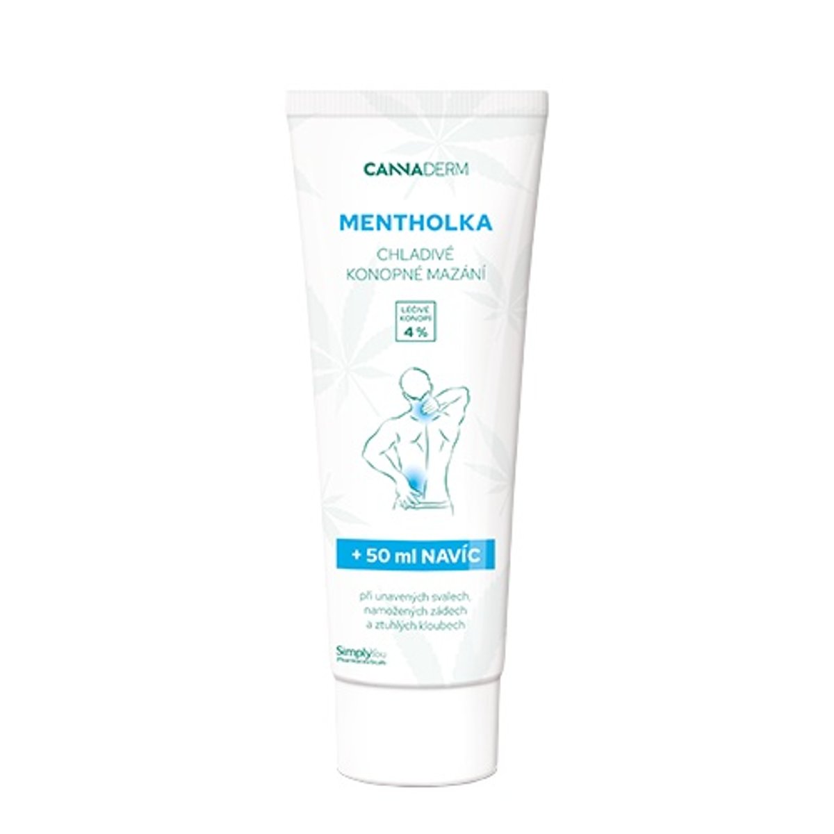 Cannaderm Mentholka chladivé konopné mazání, 250 ml