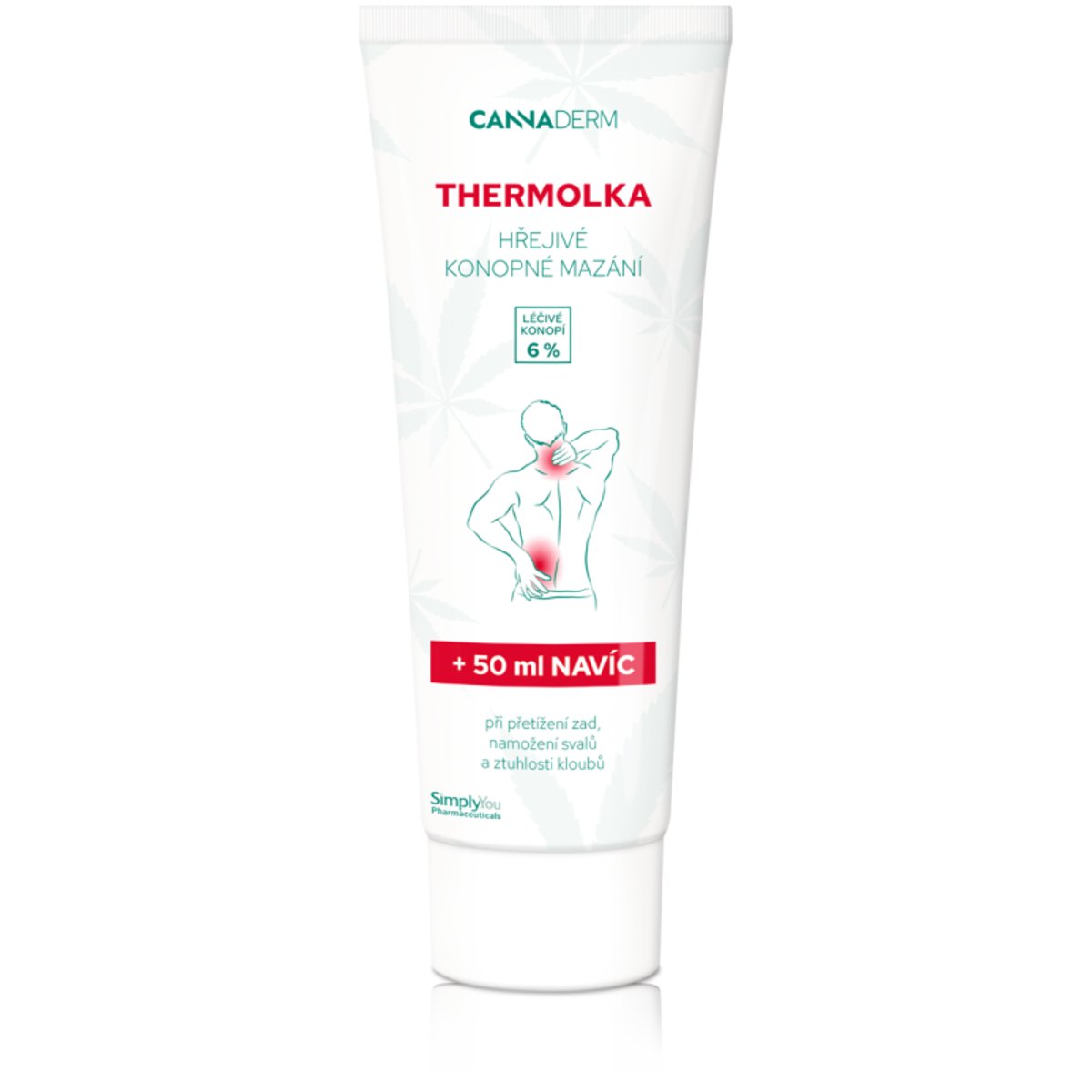 Cannaderm Thermolka hřejivé konopné mazání, 250 ml