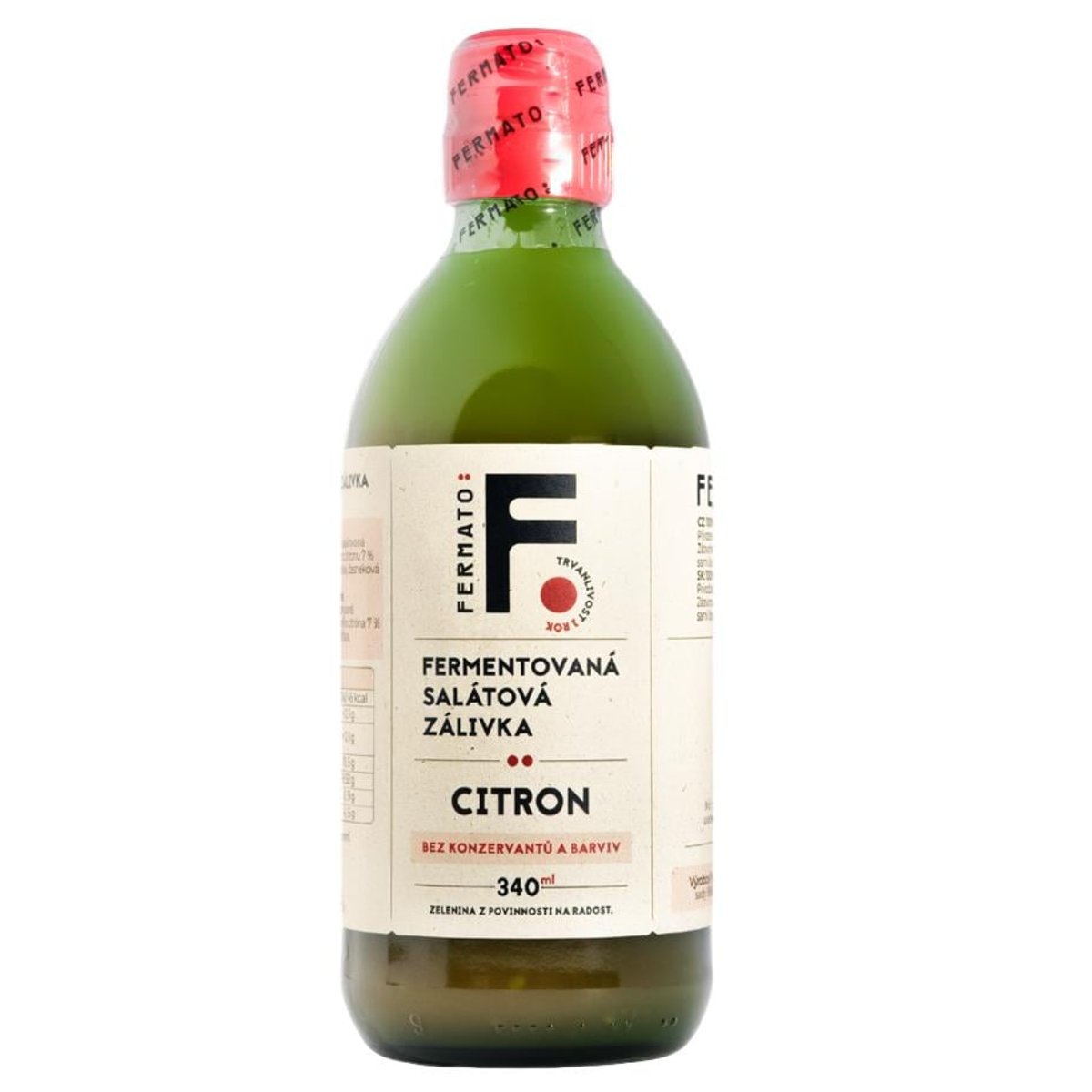 Fermato Fermentovaná salátová zálivka s příchutí citron